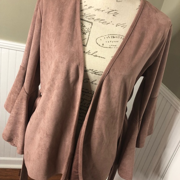 Kut From The Kloth Faux Suede Wrap Jacket - Picture 8 of 11